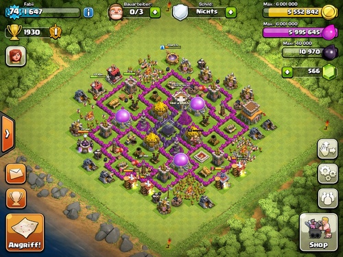 Hallo, ich bin seit kurzem Rathaus lvl 8 und habe fast alles  gebaut,trotzdem werde ich häufig 100% gemacht,siehe Bild,Ist diese  Aufstellung gut? (Clash of Clans)