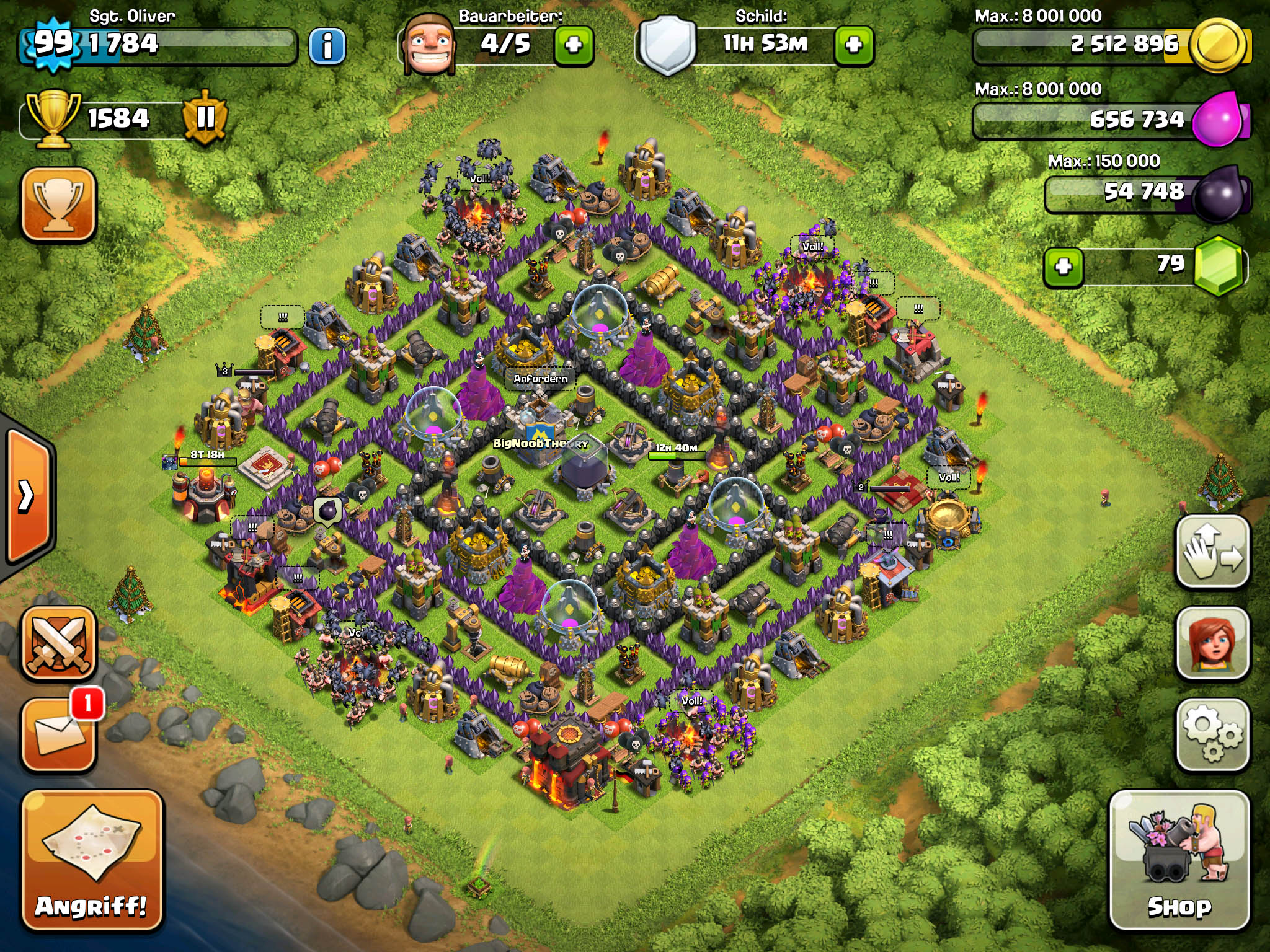 Clash Of Clans Dorf Rathaus Level 10