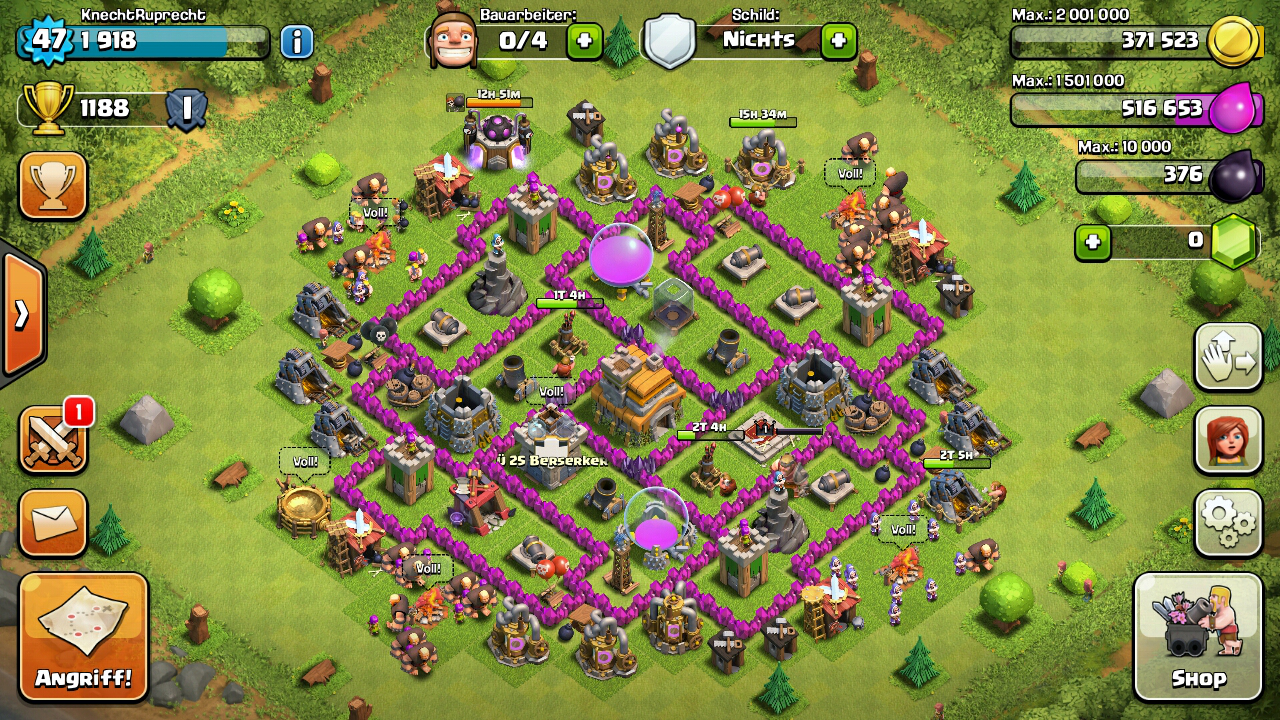 Clash Of Clans Mauern Schnell Upgraden