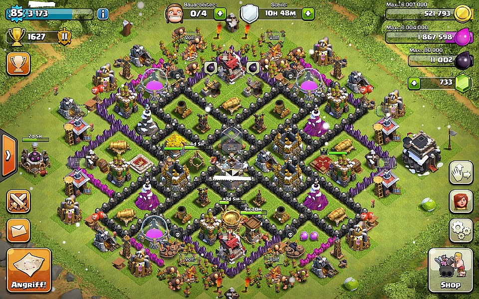 Clash Of Clans Rh 9 Farming Base