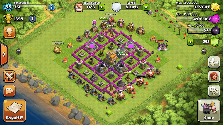 Clash Of Clans Mauern Schnell Upgraden