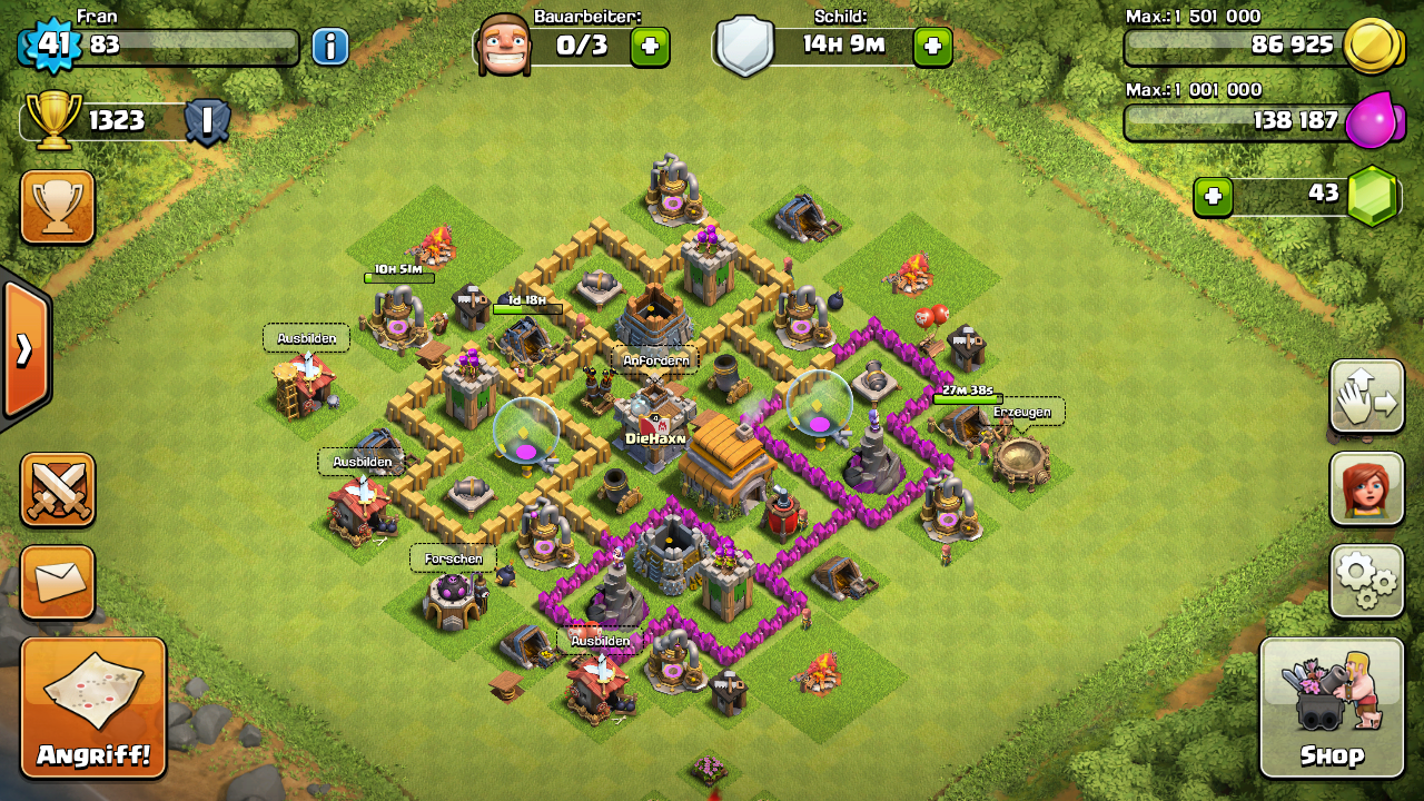 Mein RH6 Dorf! - RH Level 6 - Deutsches Clash of Clans Forum