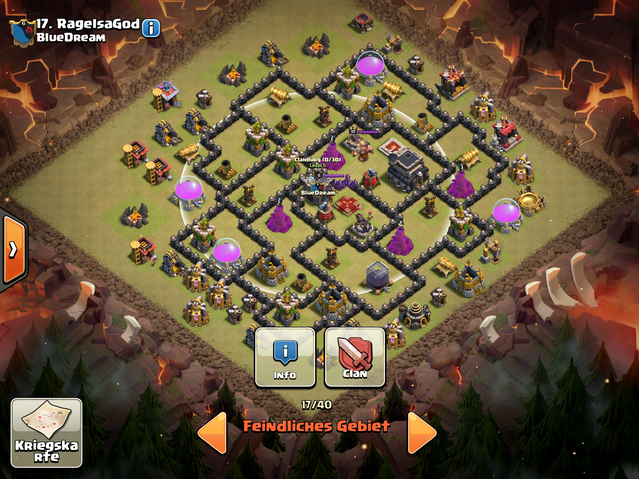 Clash Of Clans Rathaus Level 9 Angriff